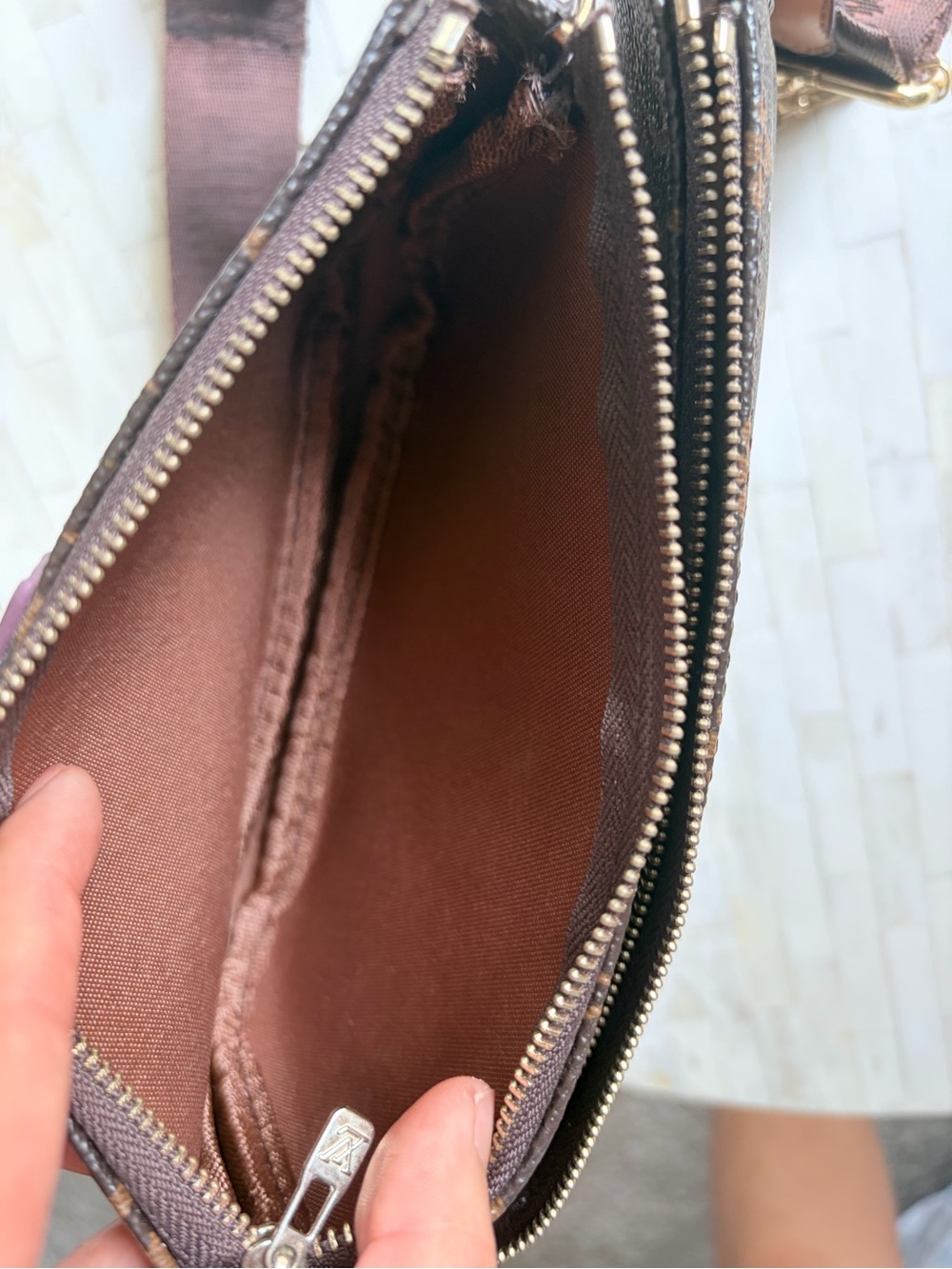 Louis Vuitton Brown Monogram Canvas Multi Pochette Shoulder Bag - Picture 8 of 8